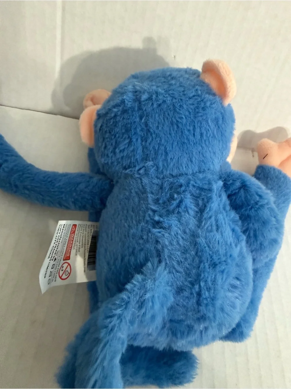US Fun Machines Glitter Eyes Blue Spider Monkey Plush